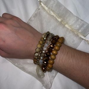 Set of 5 Beaded Bracelets